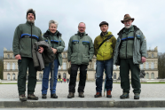 Gruppenbild der Kontroll- und Servicebeamten