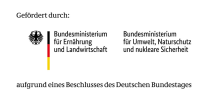 Logo Förderung durch die beiden Bundesministerien für Landwirtschaft und Umwelt.