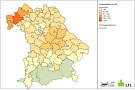 Schwarzwildstrecke 1995 (Grafik: LfL)