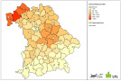 Schwarzwildstrecke 2005 (Grafik: LfL)