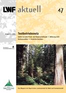 Titelseite der LWF-aktuell-Ausgabe: "Testbetriebsnetz"