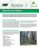 Titel LWF-Merkblatt 33 Kulturerbe