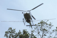 Hubschrauber in der Luft