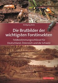 Buchcover mit verschiedenen Brutbildern von Insekten darauf