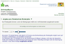 Eingabe der Trockensubstanz der Rindergülle im Eingabefeld oder mit Schieberegler