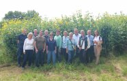 Gruppenbild der Delegation aus Vertretern des Naturschutzes und der Landwirtschaft
