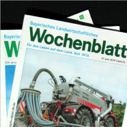 Abbildung einer Ausgabe des Bayerischen Landwirtschaftlichen Wochenblatts.