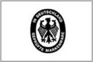 Stilisierter Adler als Gütezeichen "Deutsche Markenbutter"