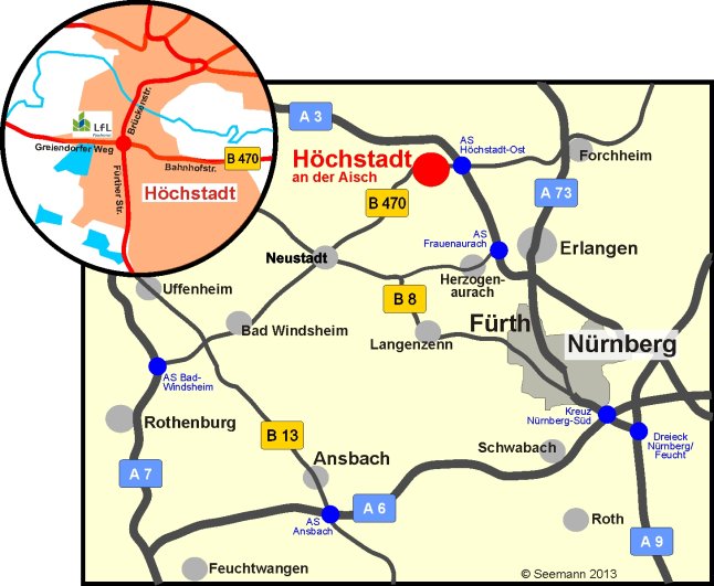 Lageplan Höchstadt