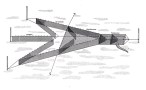 Schematische Zeichnung eines Fangnetzes