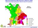 Maiswurzelbohrerfänge nach bayerischen Landkreisen