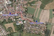Landkartekarte mit Kennzeichnung der Verataltungsorte