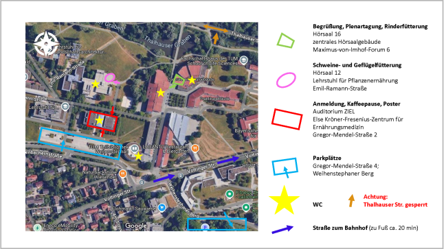 Lageplan Campus Weihenstephan