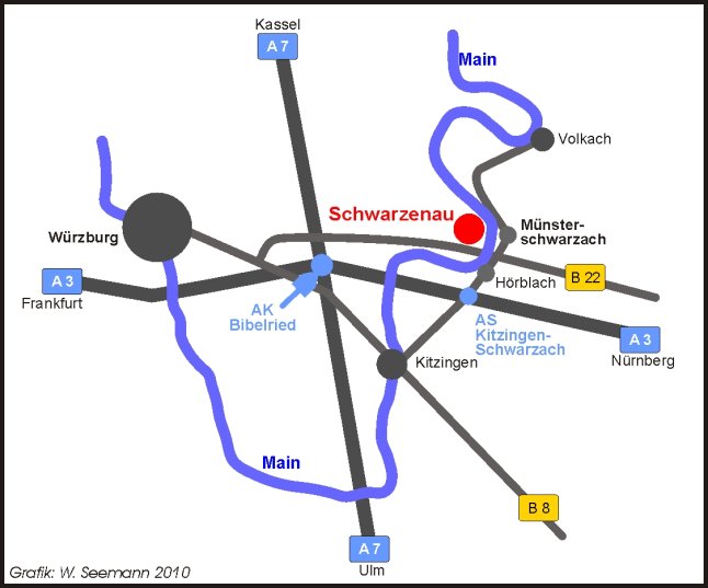 Lageplan von Schwarzenau