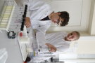Milchwirtschaftliche Laboranten in Triesdorf. 
