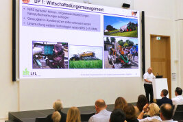 Projektsprecher Dr. Bernhard Haidn präsentiert in Berlin die Ergebnisse von DigiMilch.